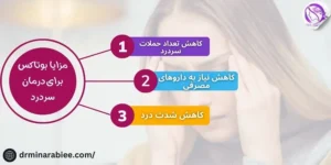 مزایا  بوتاکس برای درمان سردرد